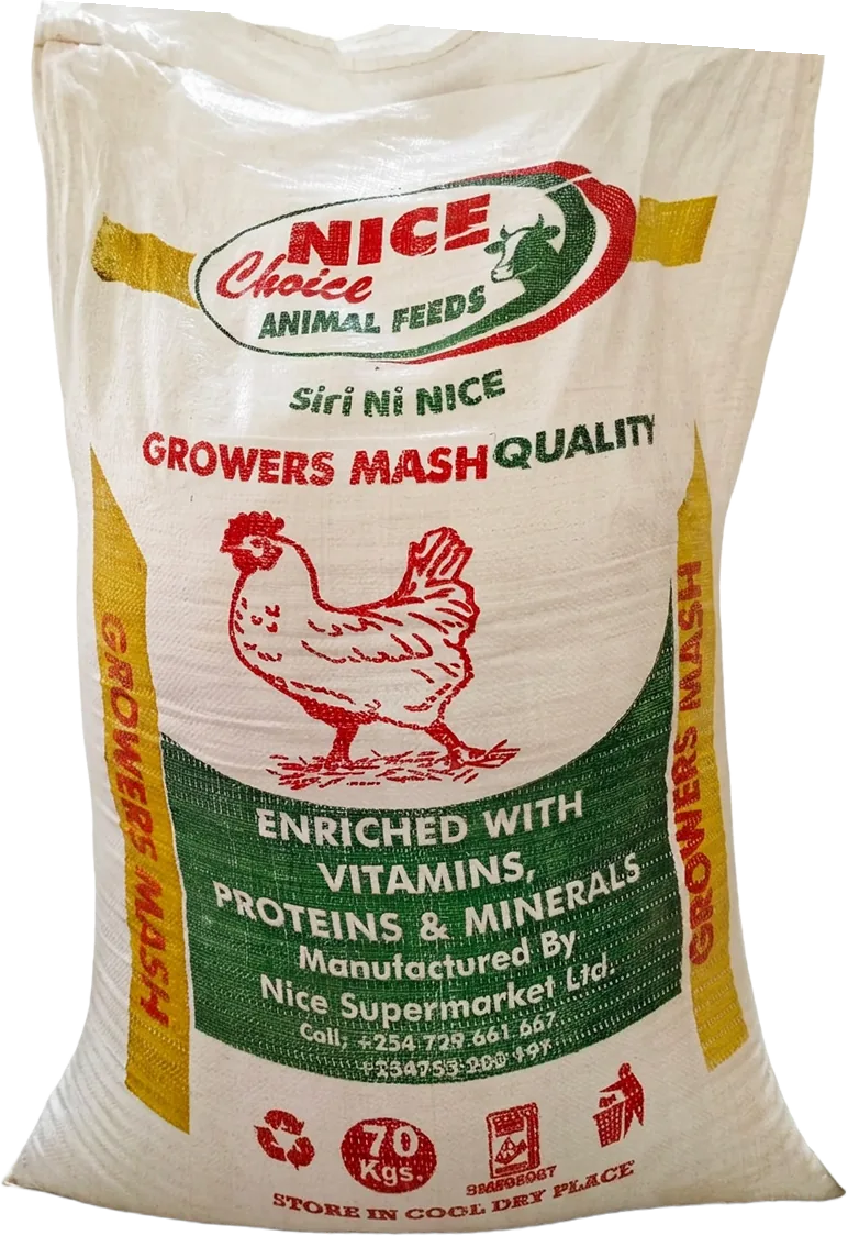 Nice Choice Growers Mash animal feed bag from Nice Choice Mkombozi